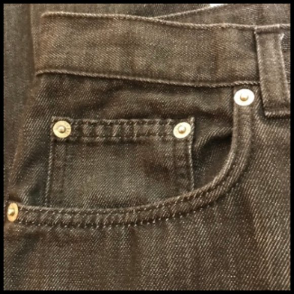 Zegna Made In Italy Brown Classic Fit Regular Rise Mens Jeans Size 33 - Picture 5 of 16